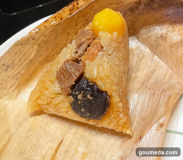 Zongzi with Meat and Egg Yolk