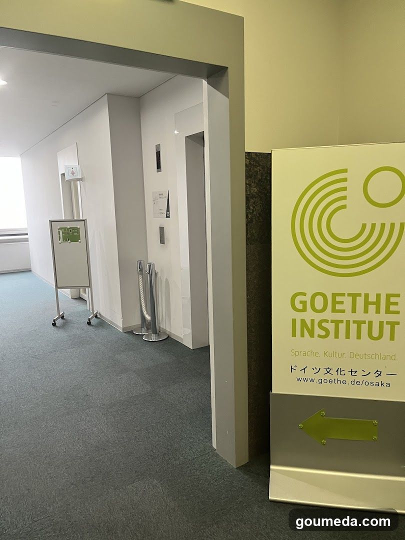 Goethe Institut Osaka Entrance