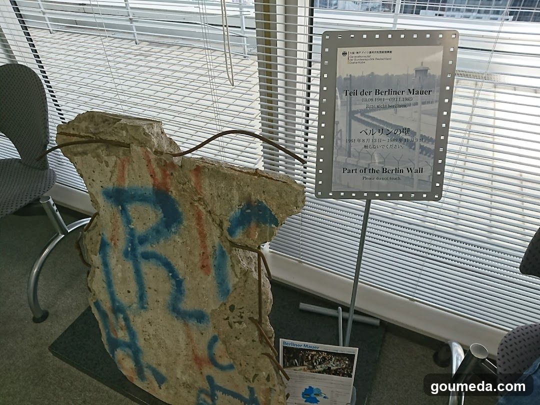 Berlin Wall Fragment Display