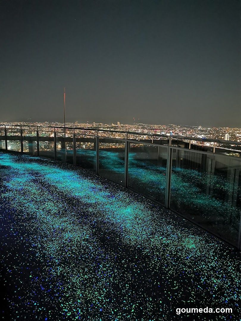 Night City View from Rooftop