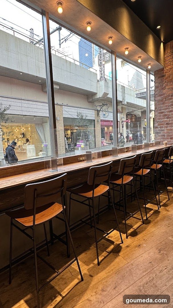 Interior View with Shop Front Outside