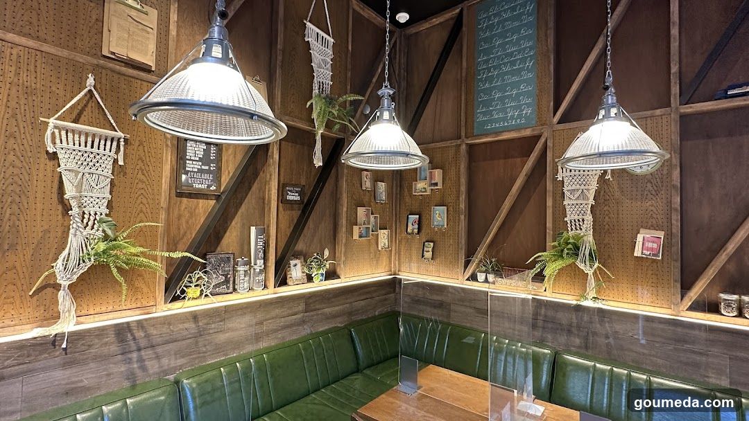 Interior of a cozy cafe or restaurant