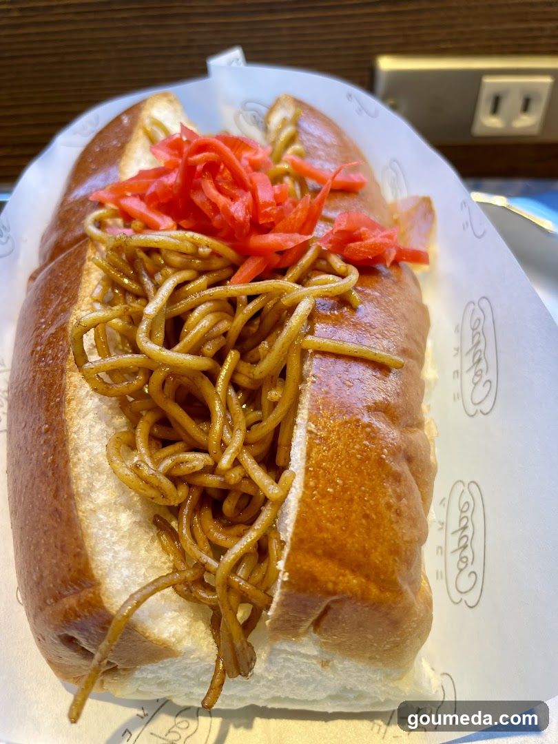 Noodle Sandwich with Pickled Ginger