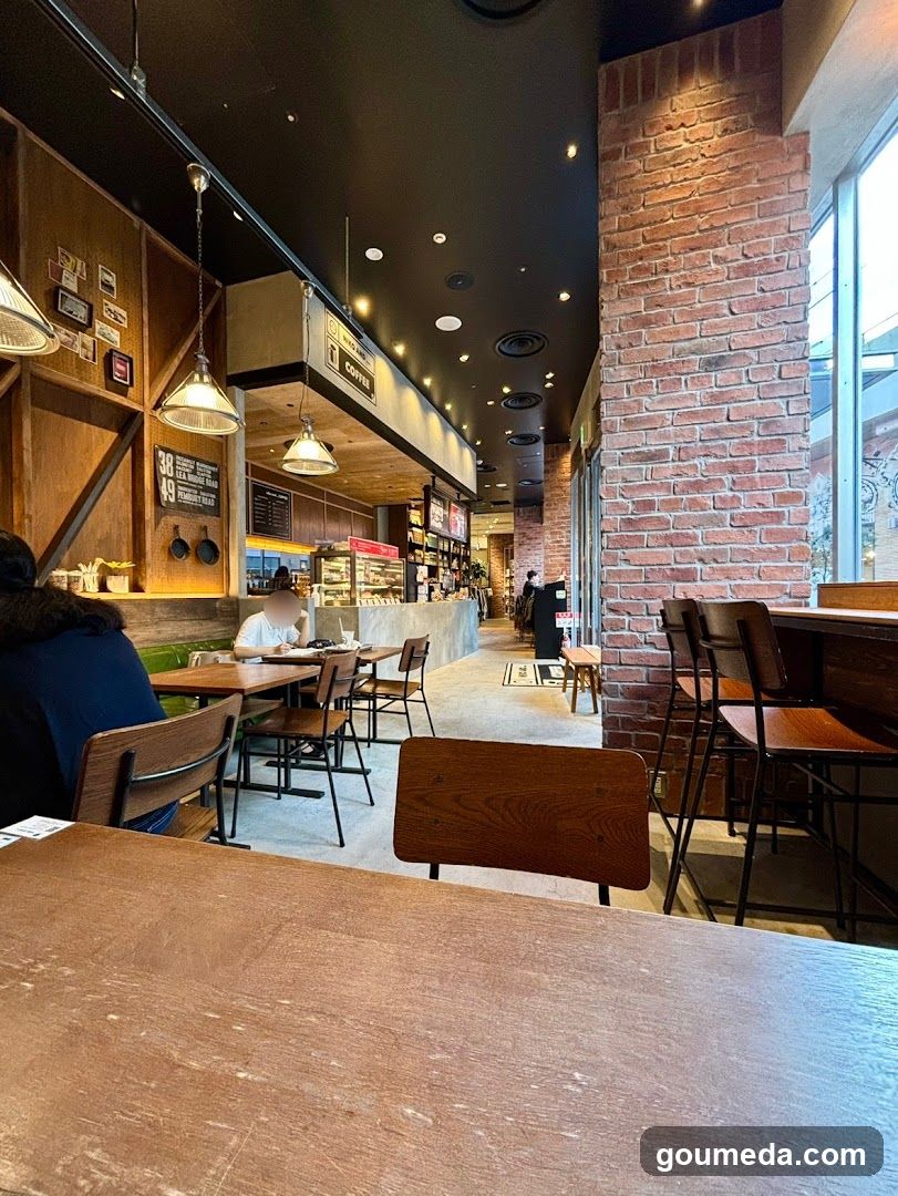 Interior of a coffee shop or cafe