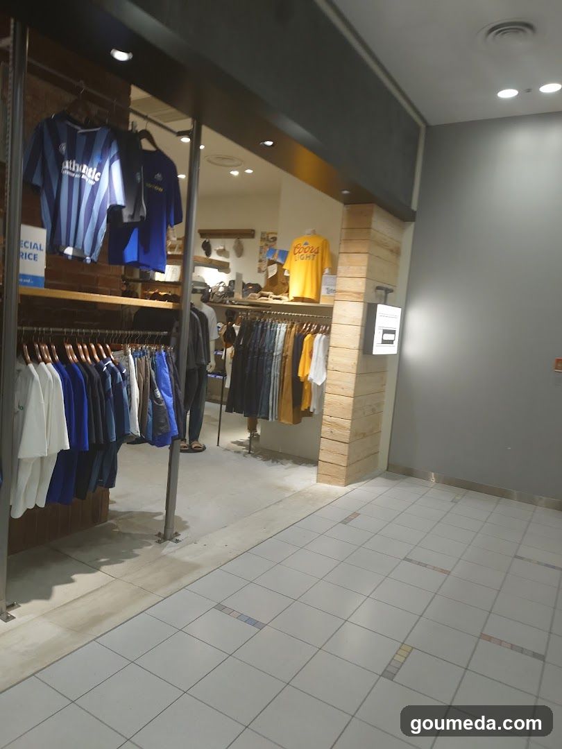 Clothing Store Interior View