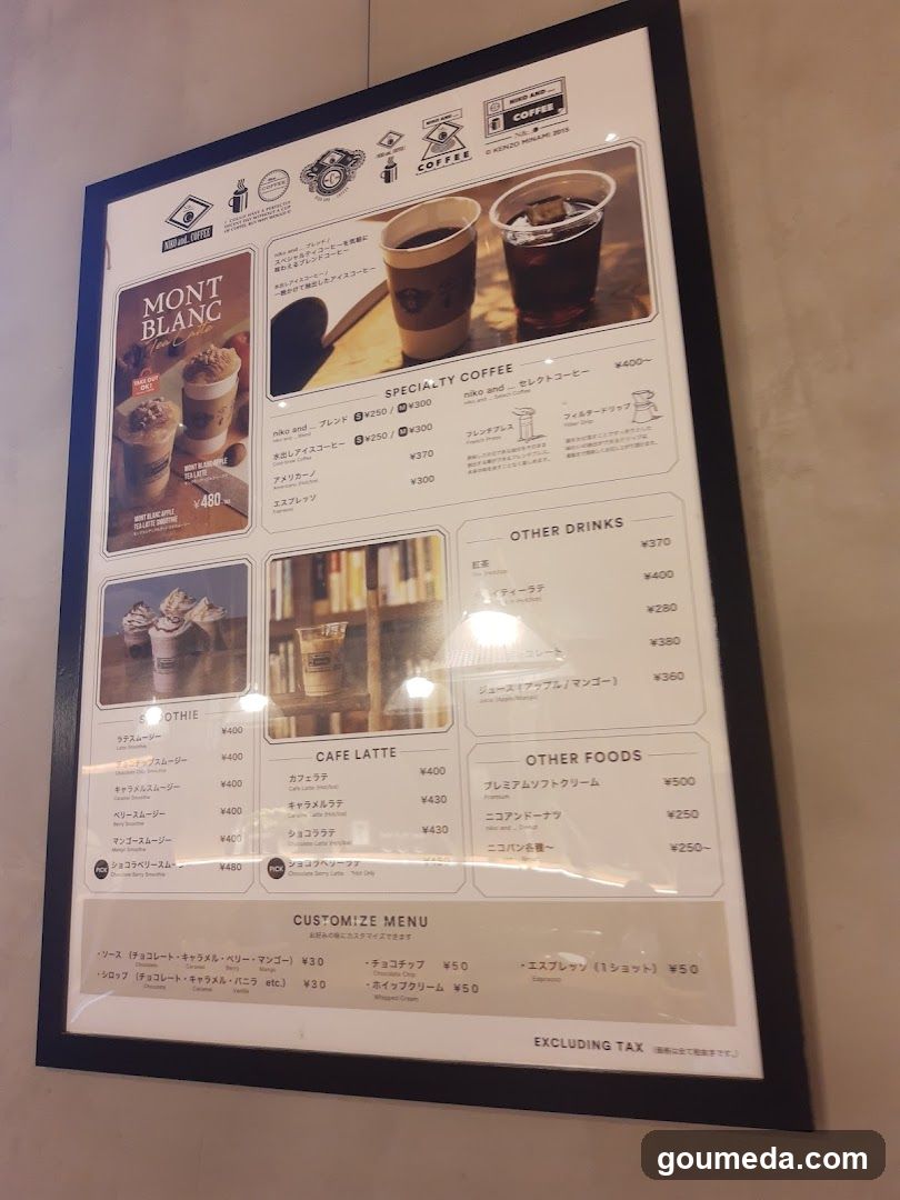 Coffee Shop Menu Board