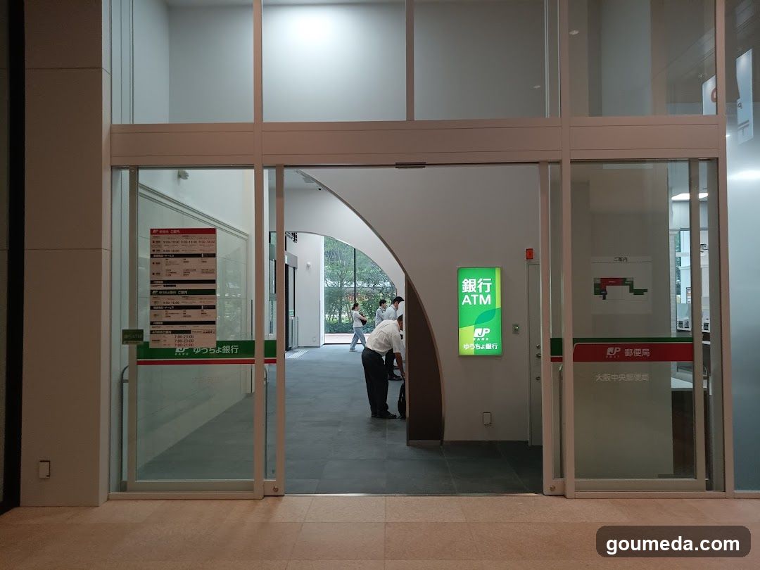 Bank Entrance Interior View
