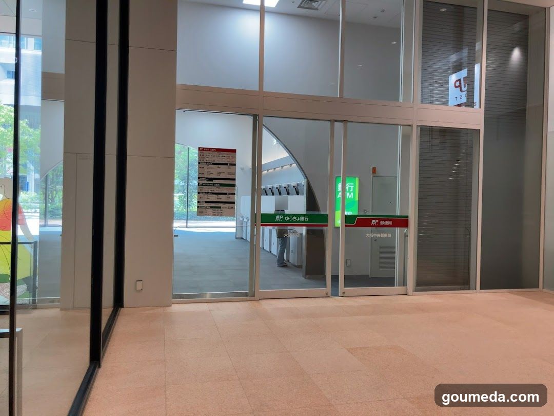 Bank Entrance Interior View