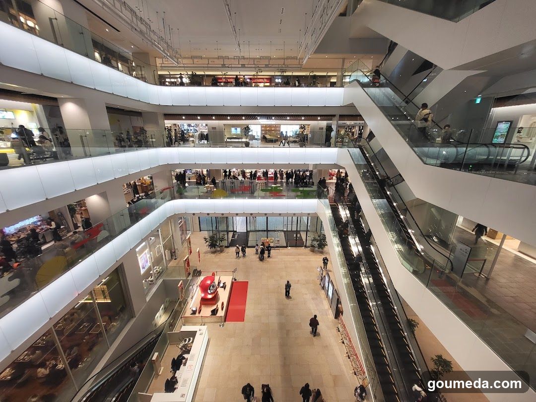 Multi-Level Shopping Mall Interior
