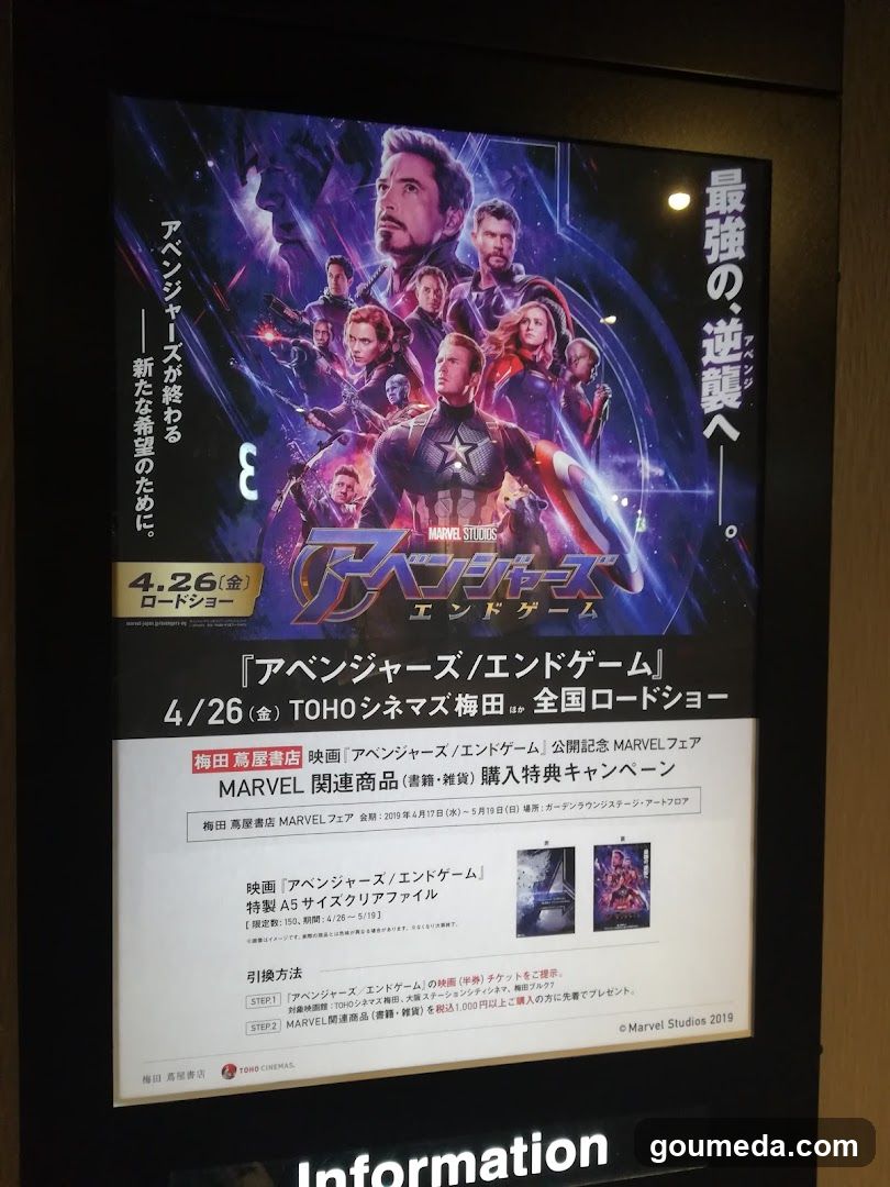 Avengers Endgame Movie Poster and Event Flyer