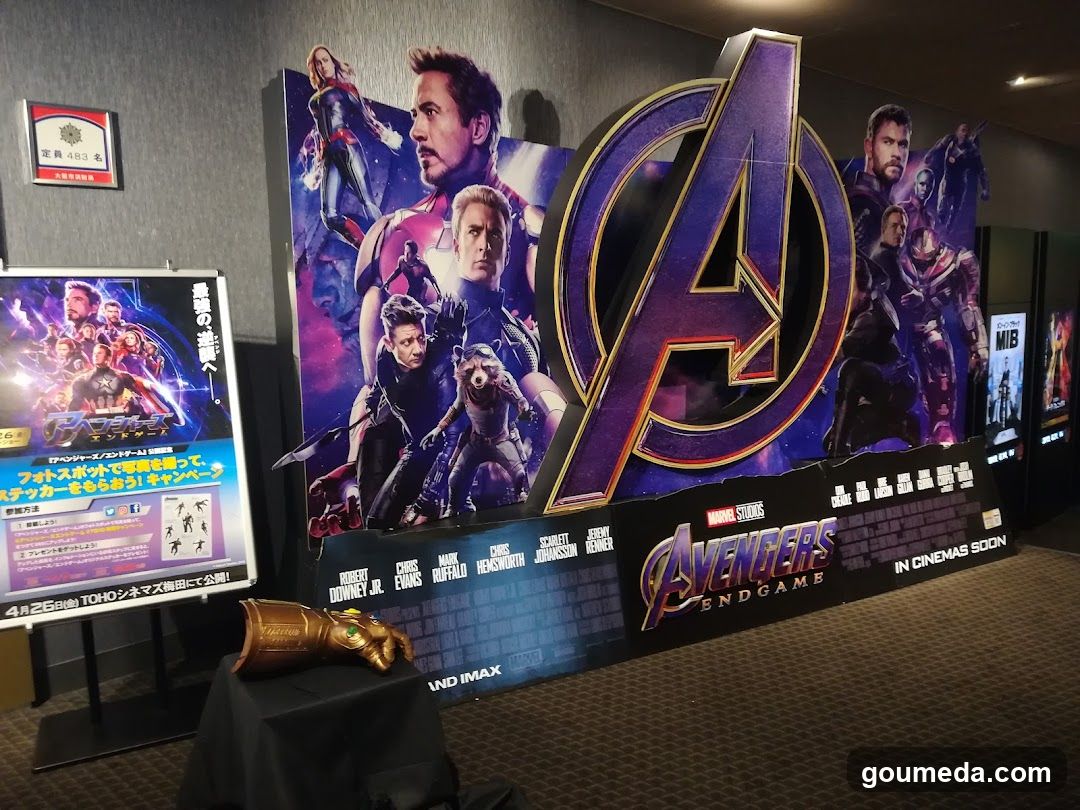 Avengers Endgame Movie Poster Display