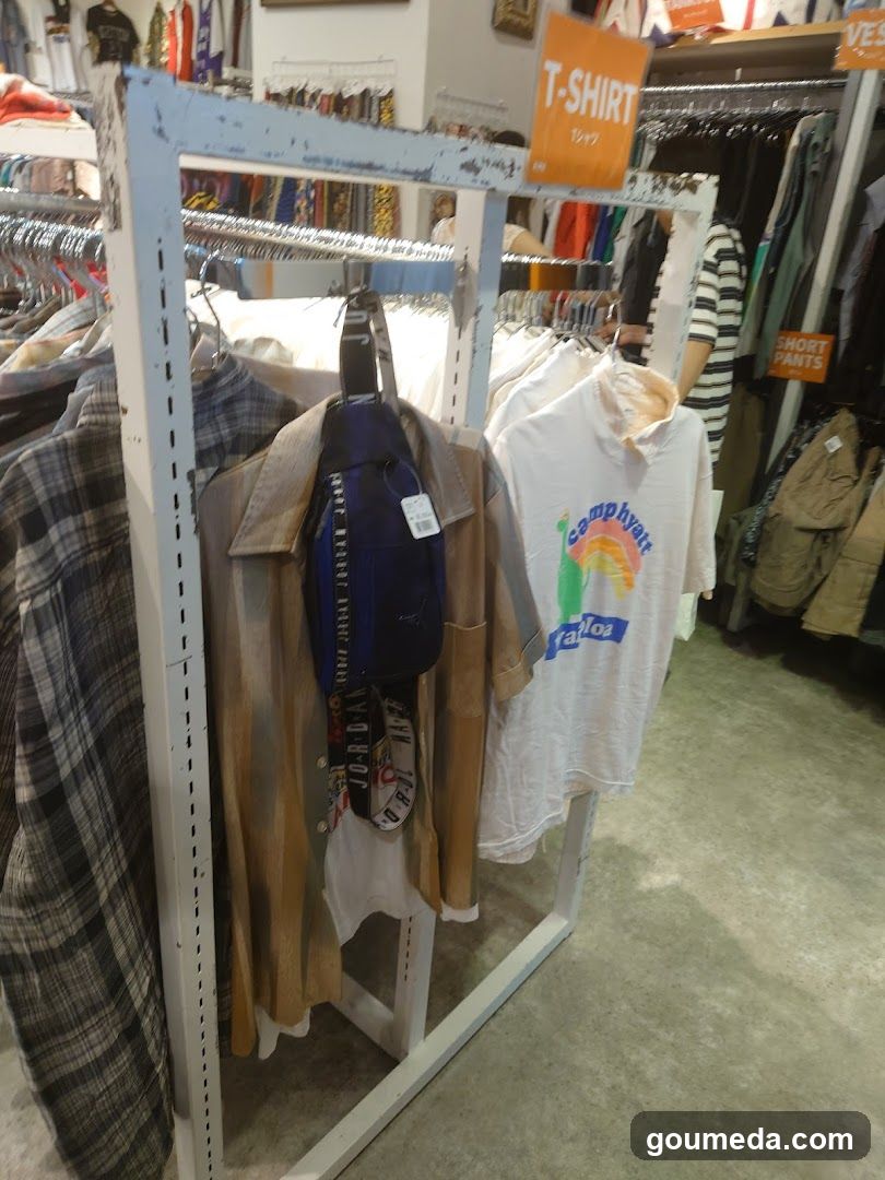 Clothing Store Interior Display
