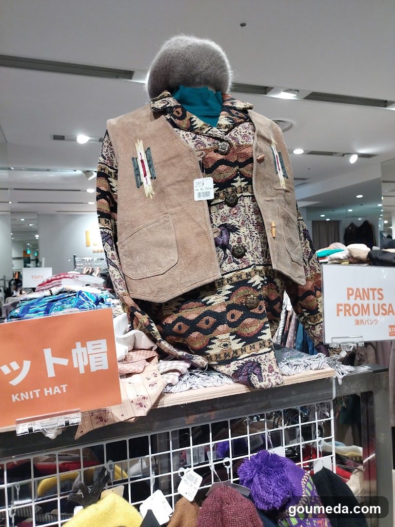 Clothing Display in Store Interior