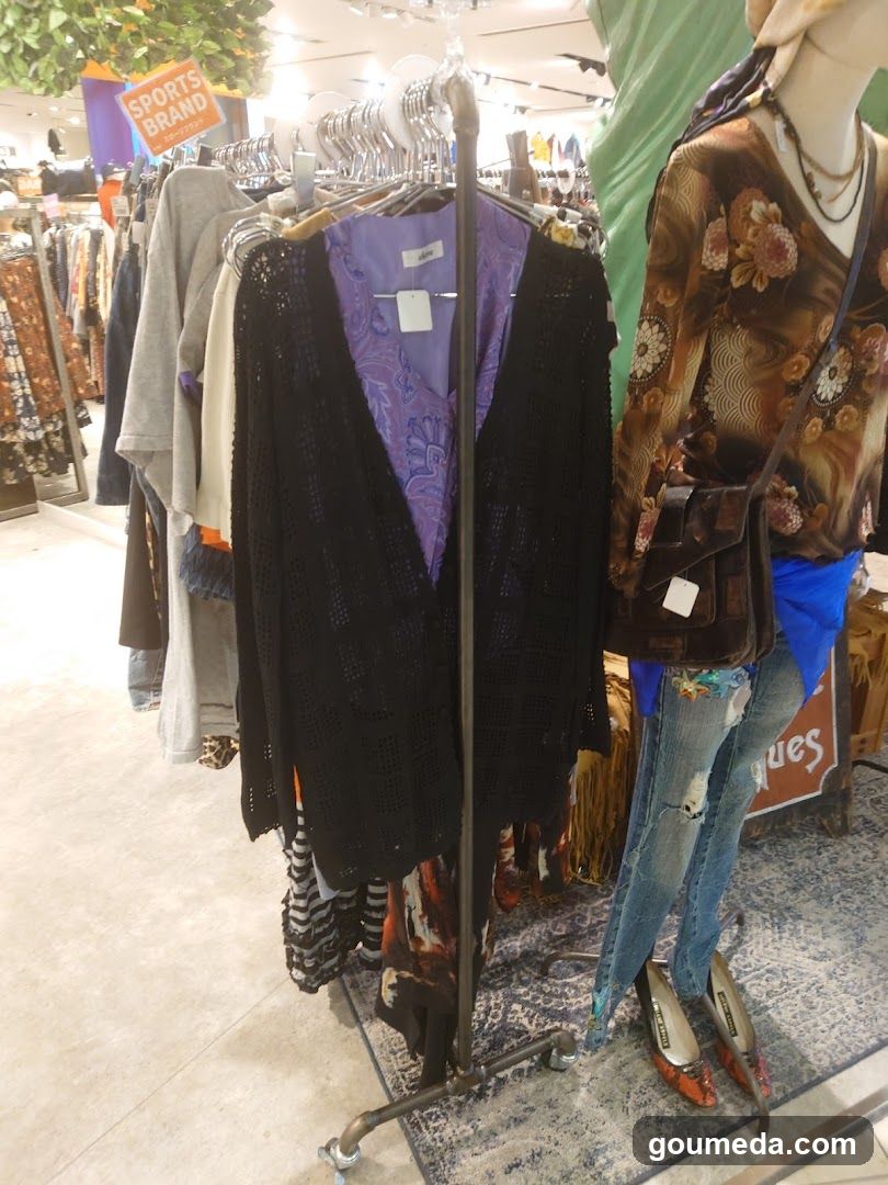 Clothing Store Interior Display