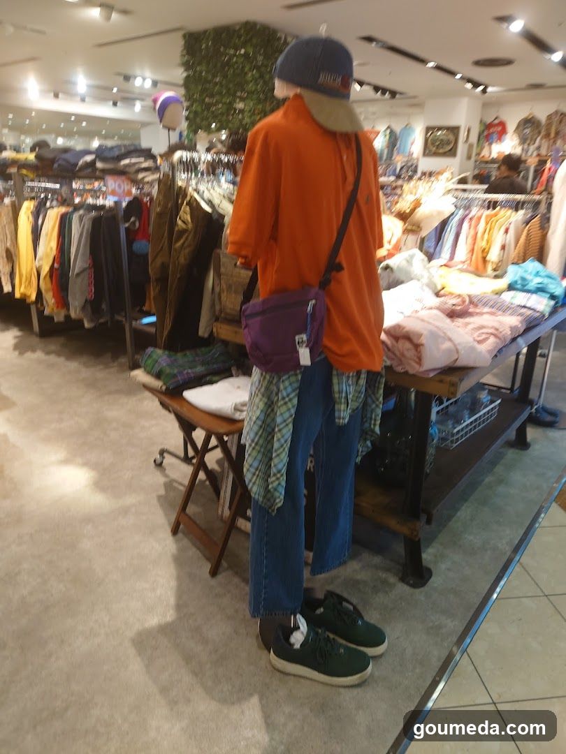 Clothing Store Interior Display