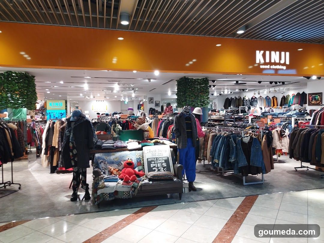 Kinji Used Clothing Store Interior