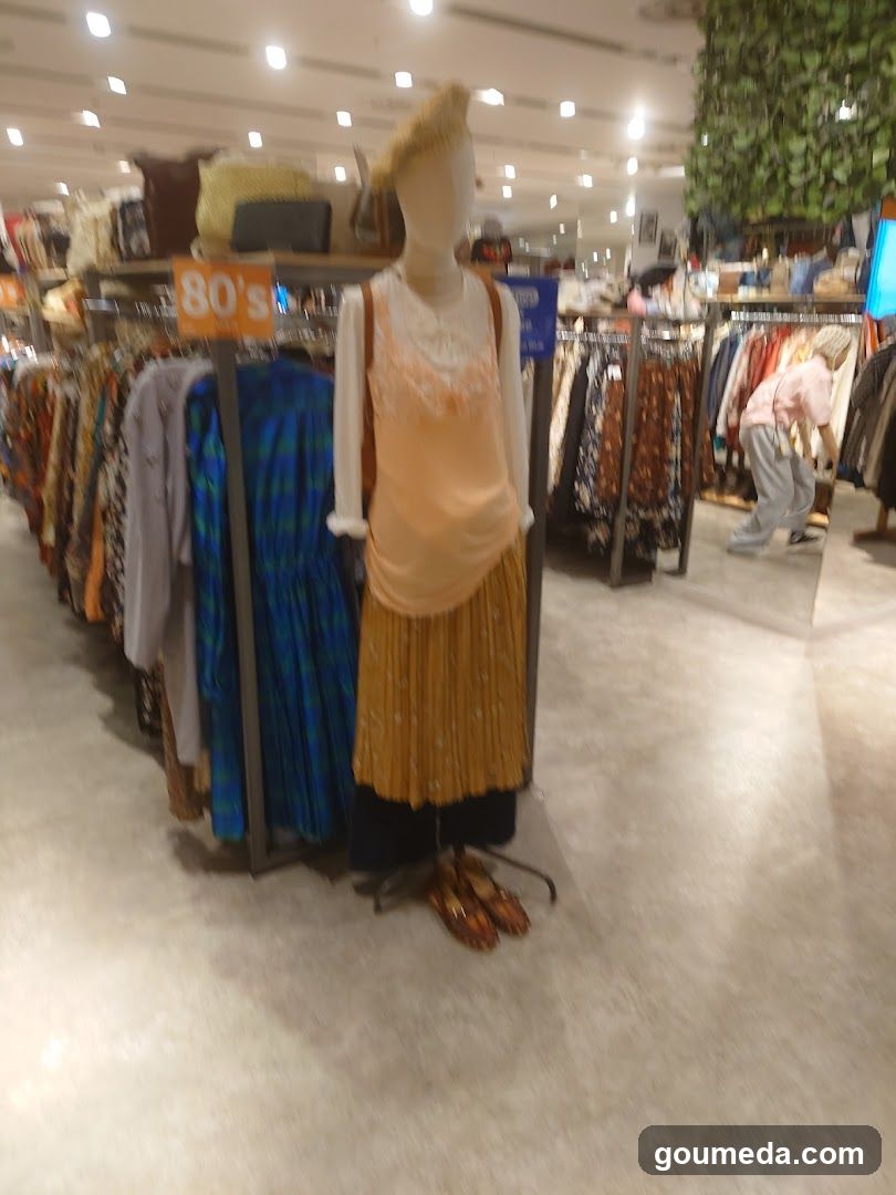 Clothing Store Interior Display