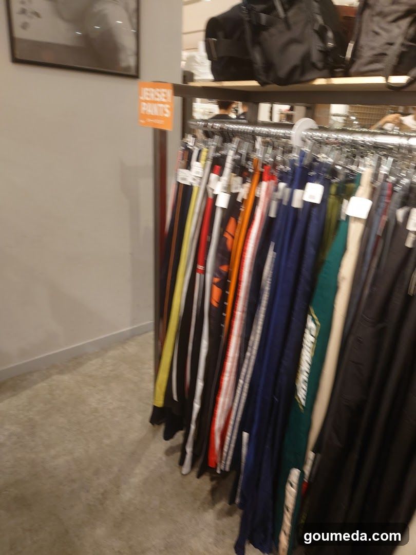 Jersey Pants Display