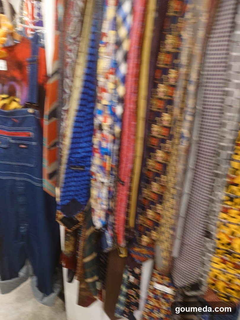 Tie and Overalls Display
