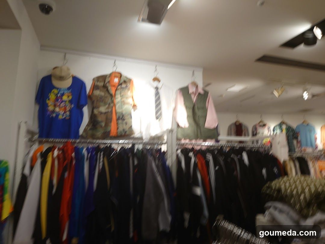 Clothing Store Interior Display