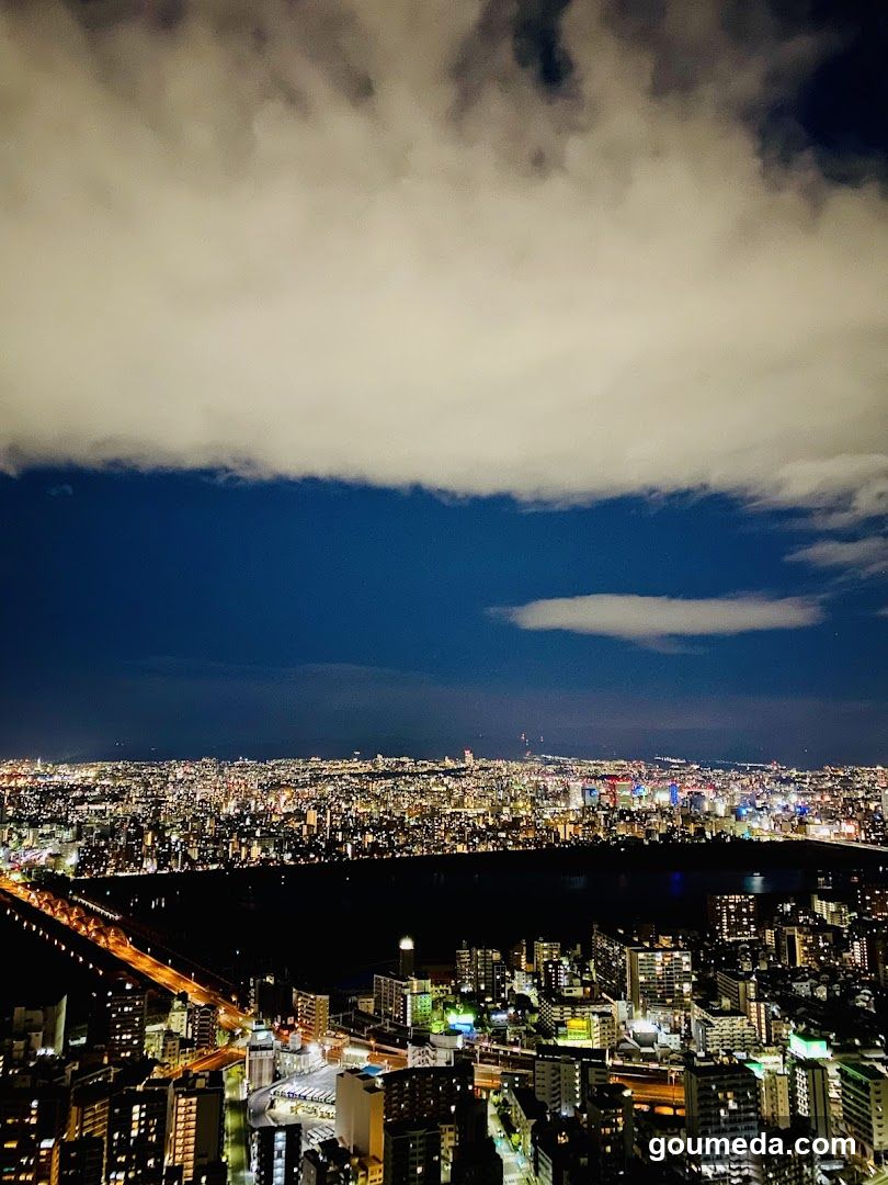 Night Cityscape View from High vantage point