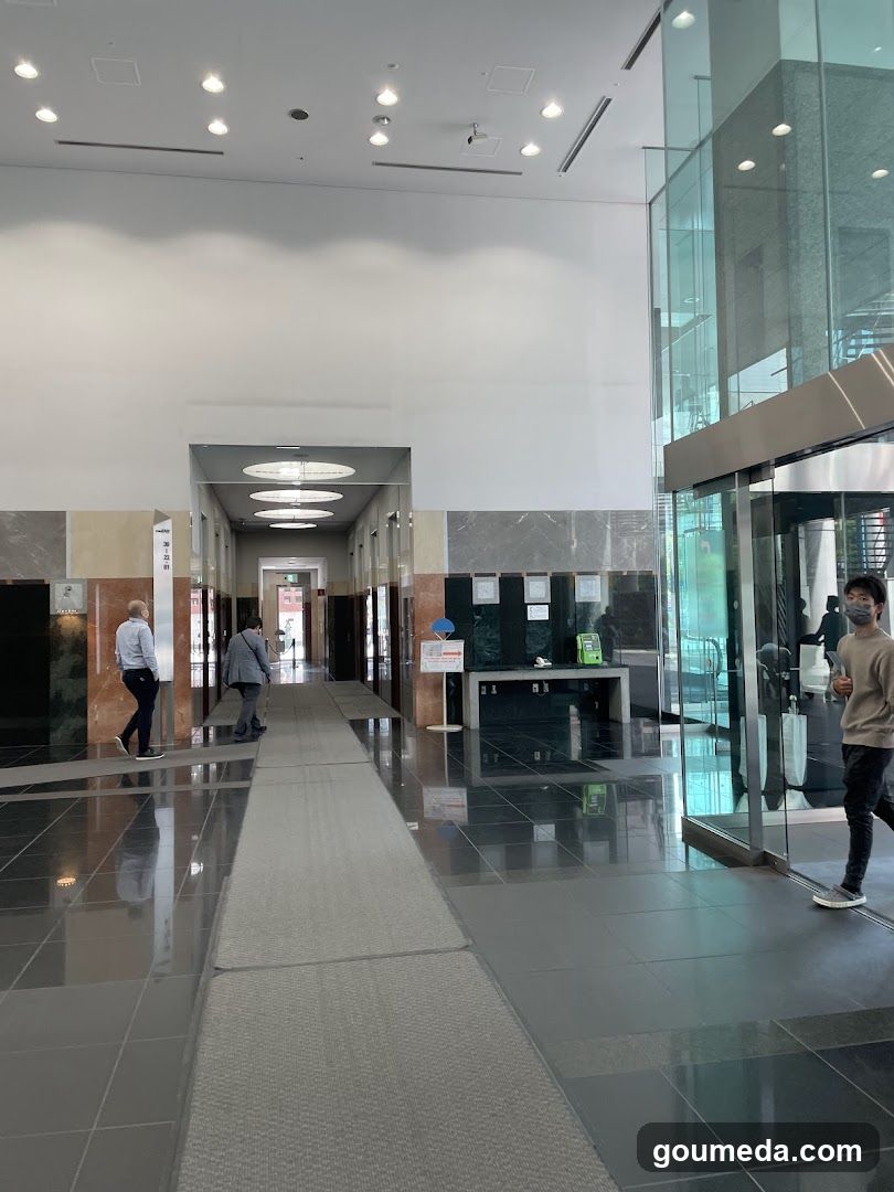 Modern Building Lobby Interior