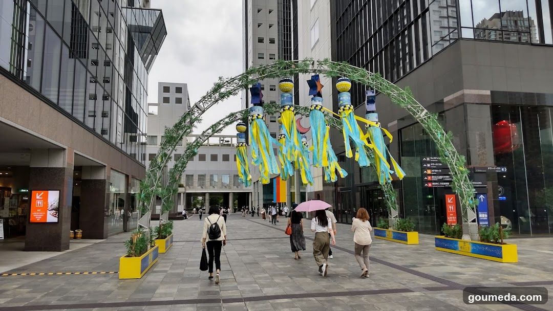Urban Street with Decorative Archway