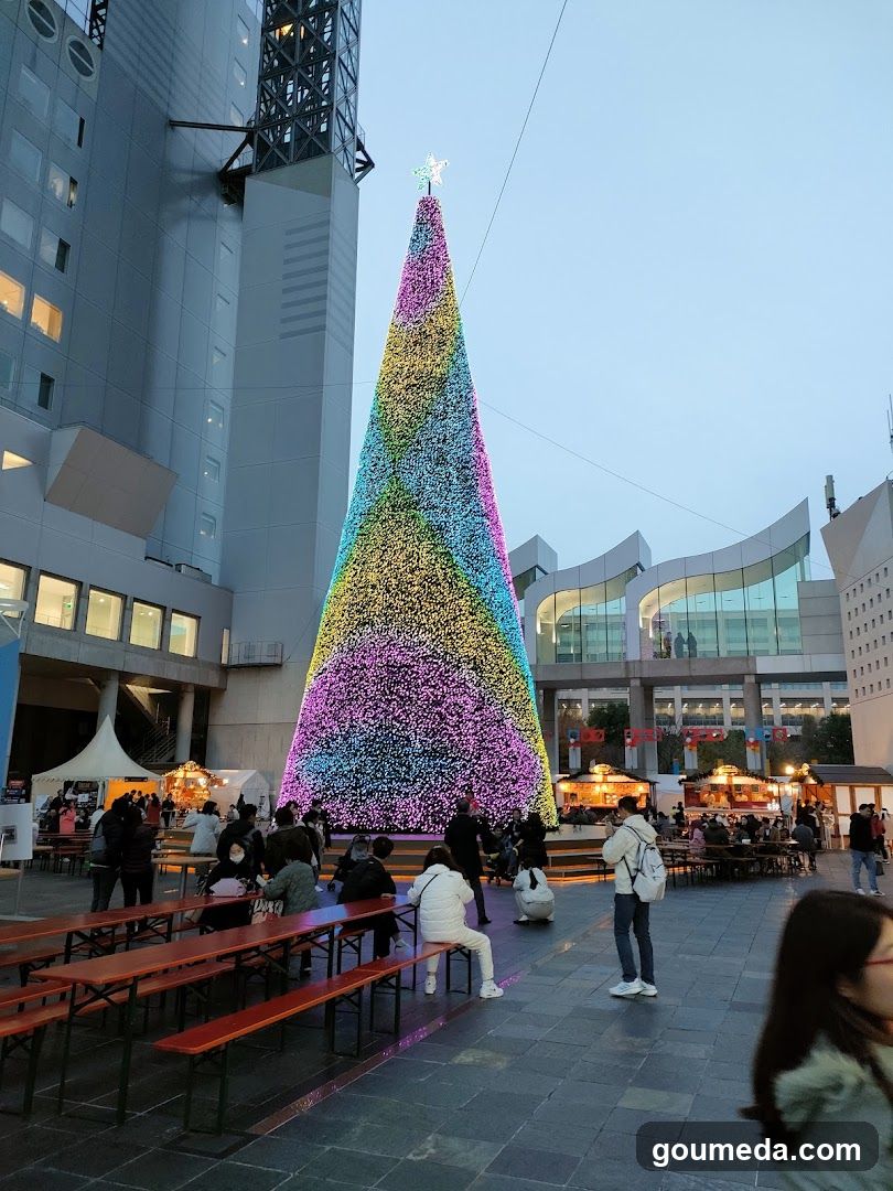 Christmas Tree Festival Scene