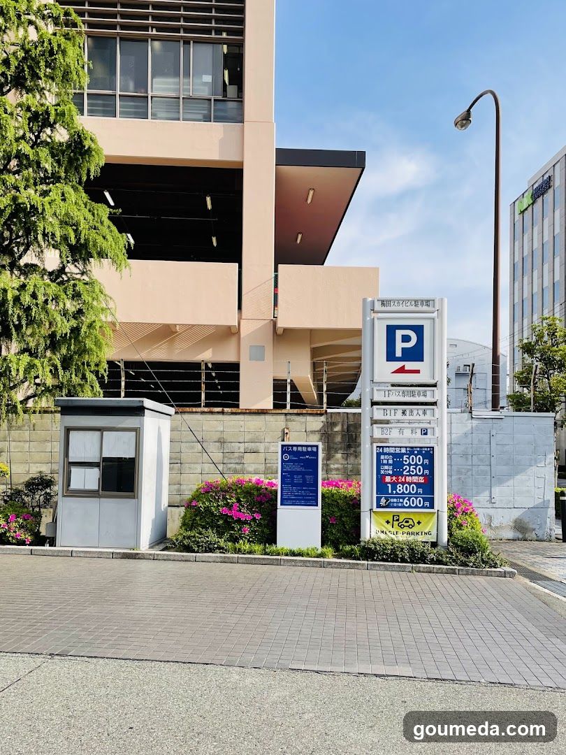 Umeda Sky Building Parking Lot