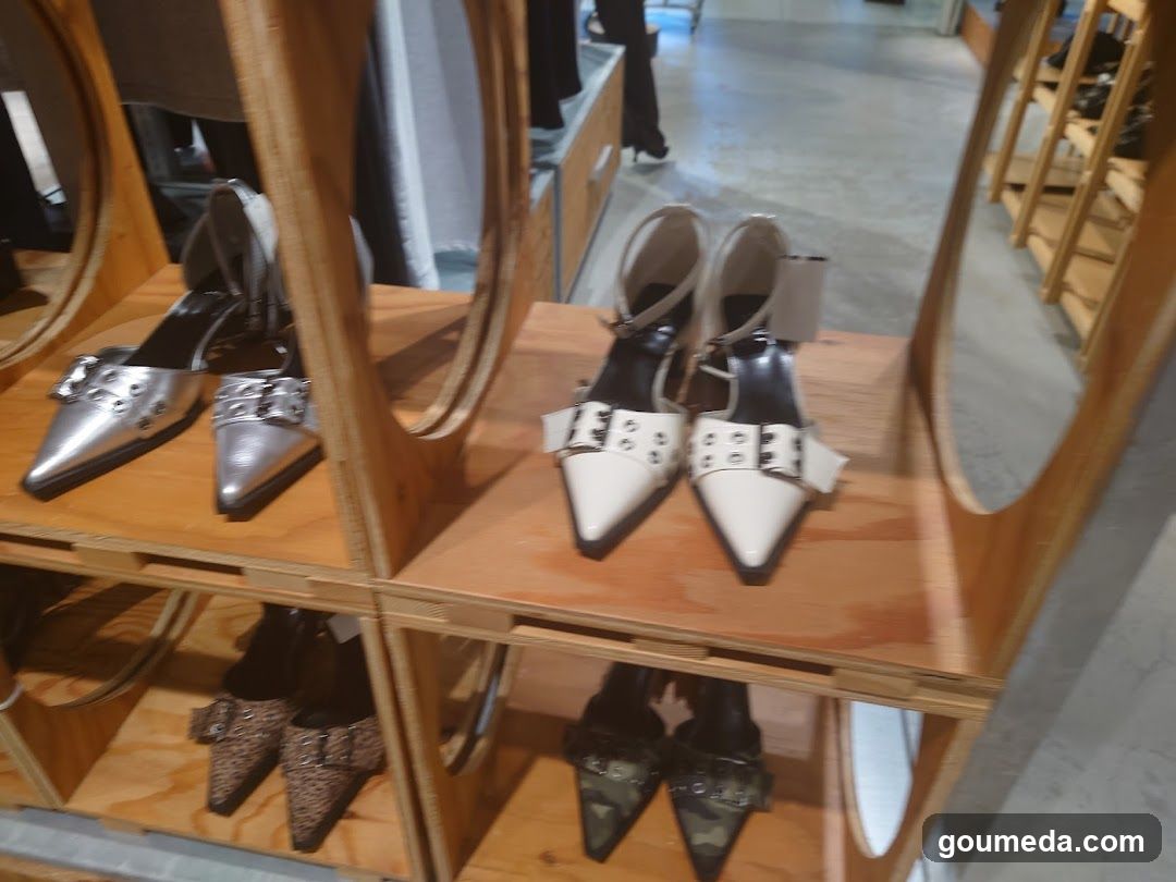 Shoe Display in Store