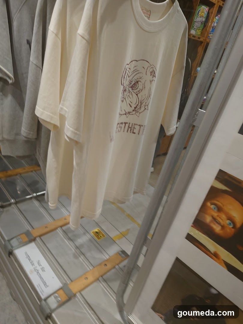 T-shirt Display with Graphic Print