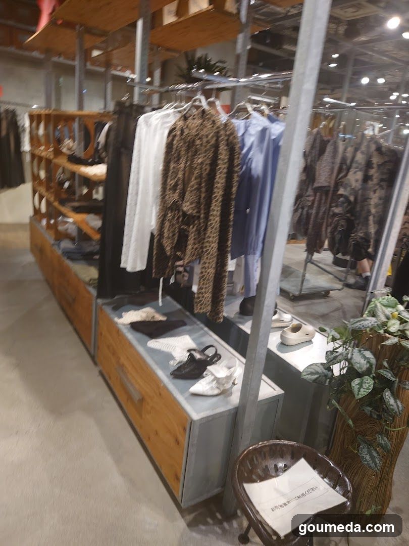 Clothing Store Interior Display