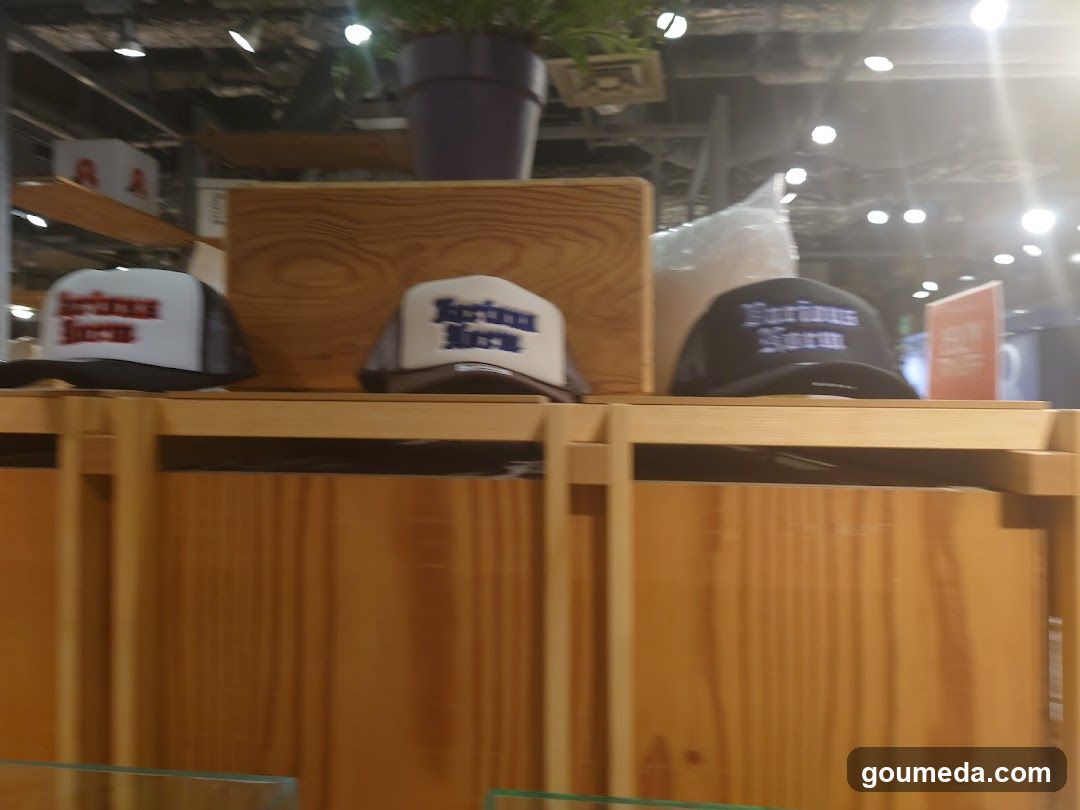 Merchandise Display with Hats