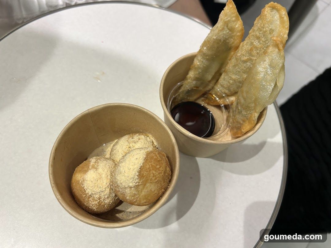 Fried Food with Sauce