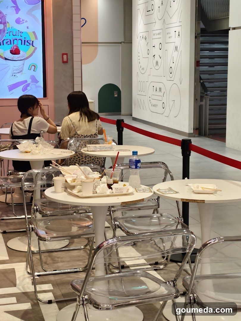 Dining Area with Two People