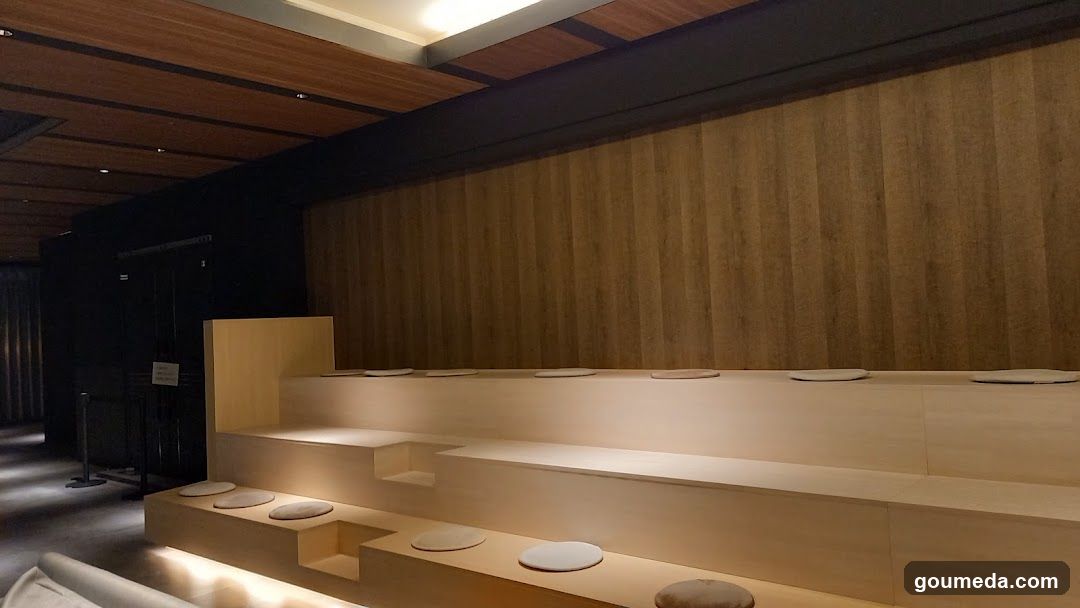 Wooden Interior Space with Seating Nooks