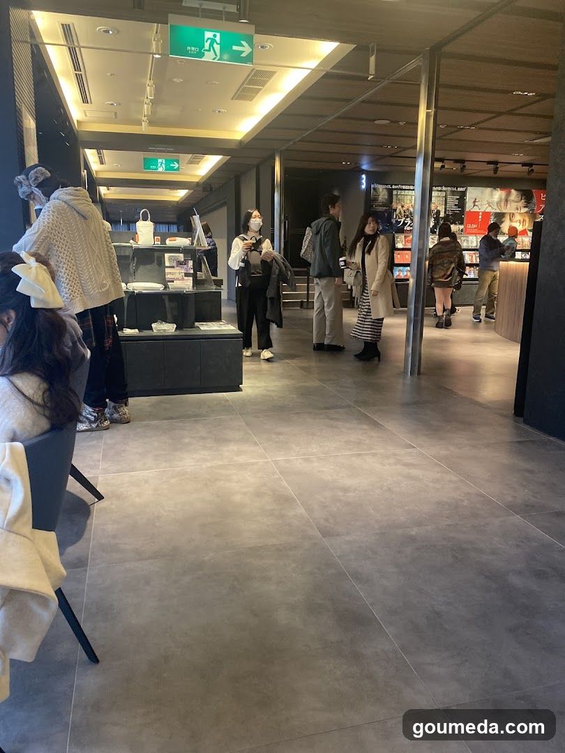 Interior of a modern retail space