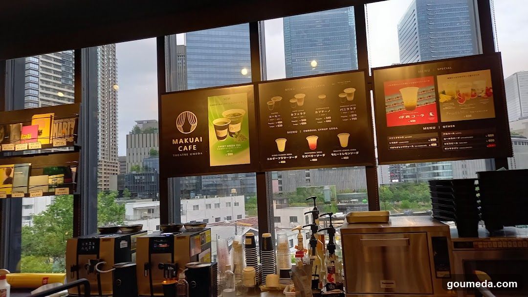 Cafe Interior with City View
