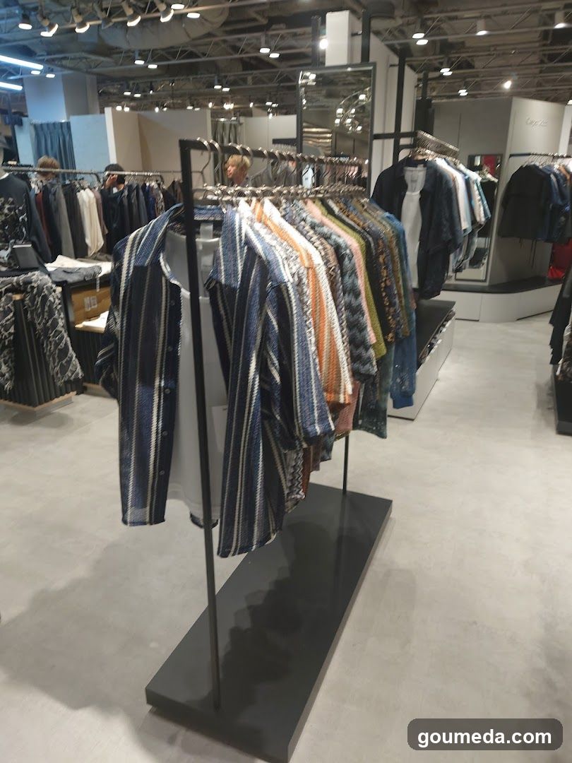 Clothing Store Interior Display