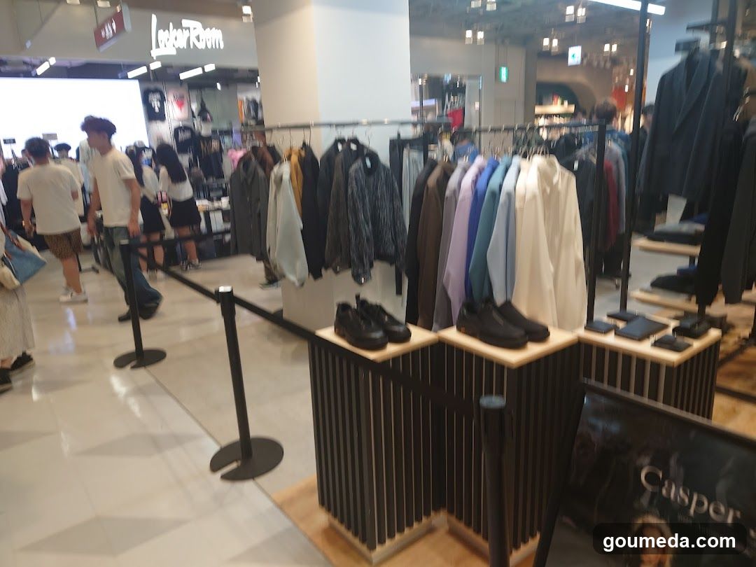 Clothing Store Interior Display
