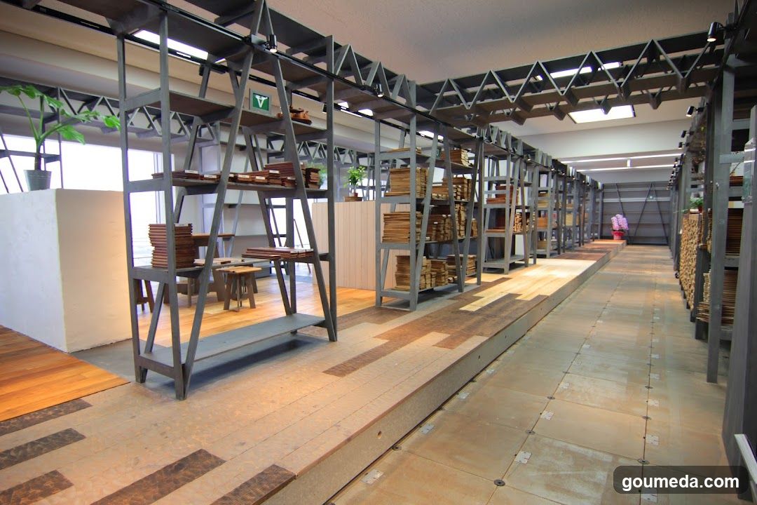 Interior of a warehouse-style shop or storage area