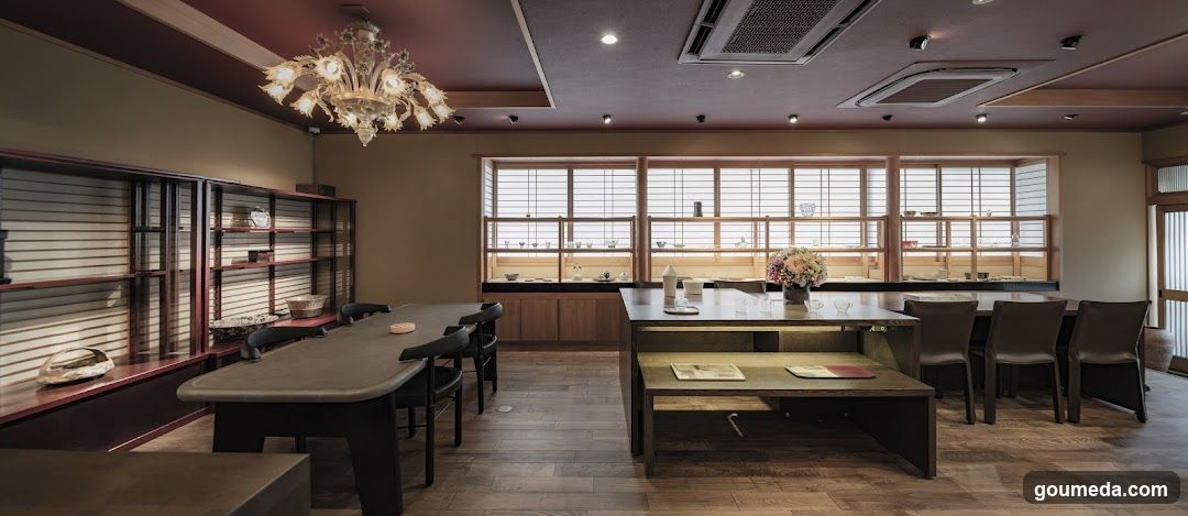 Interior of a Japanese-style restaurant or tea house