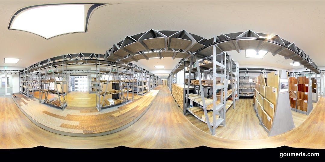 Wood Flooring Showroom Interior