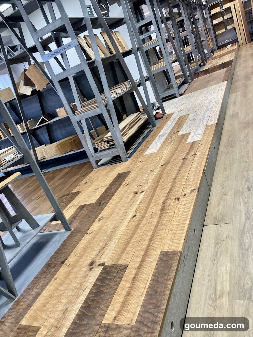 Wood Flooring Display