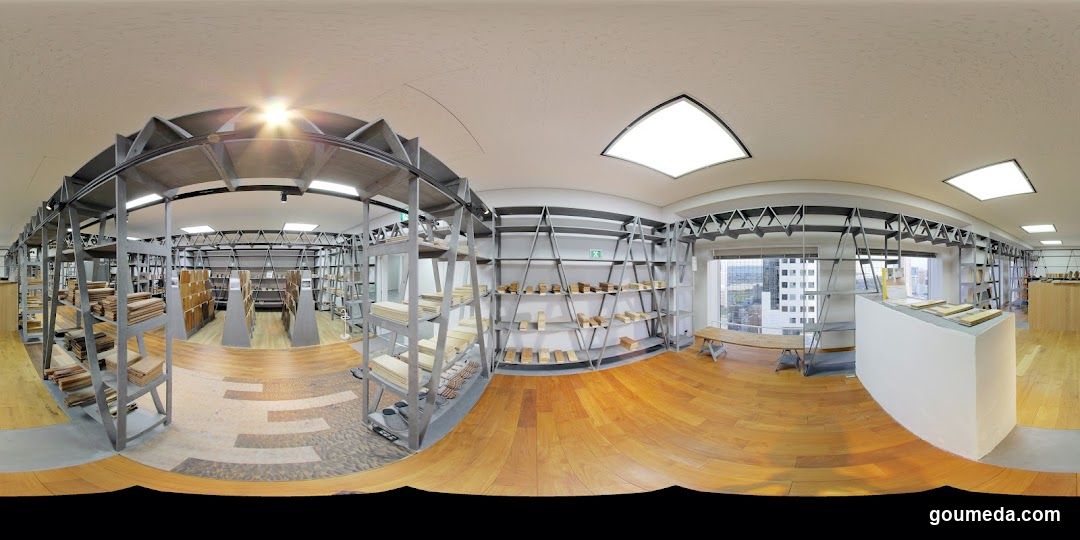 Interior of a modern storage or exhibition space