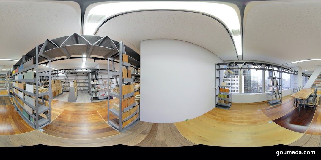 Interior of a modern storage or workshop space