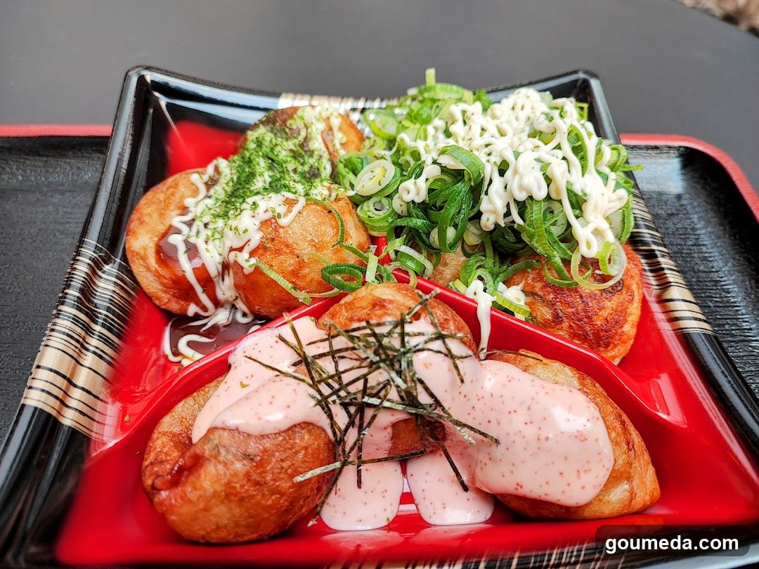Okonomiyaki with Toppings