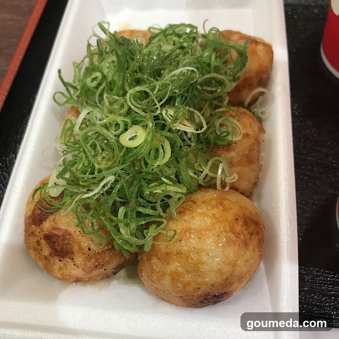 Takoyaki with Scallions