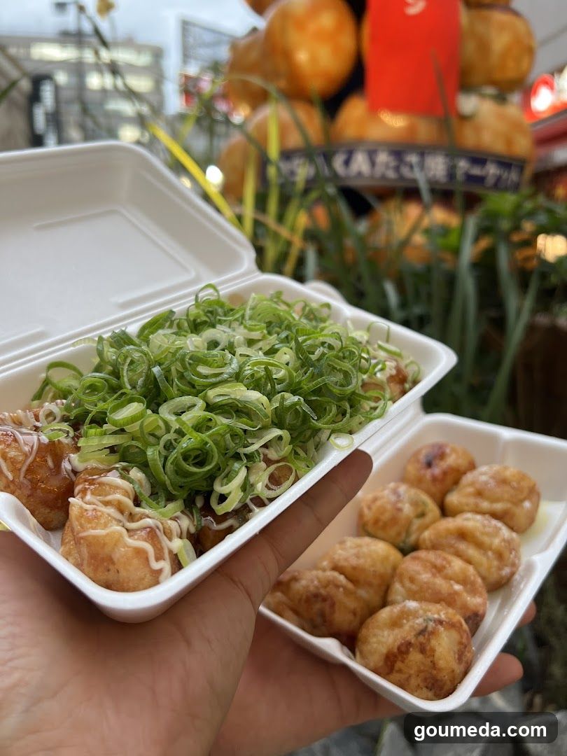 Takoyaki and Okonomiyaki with Scallions
