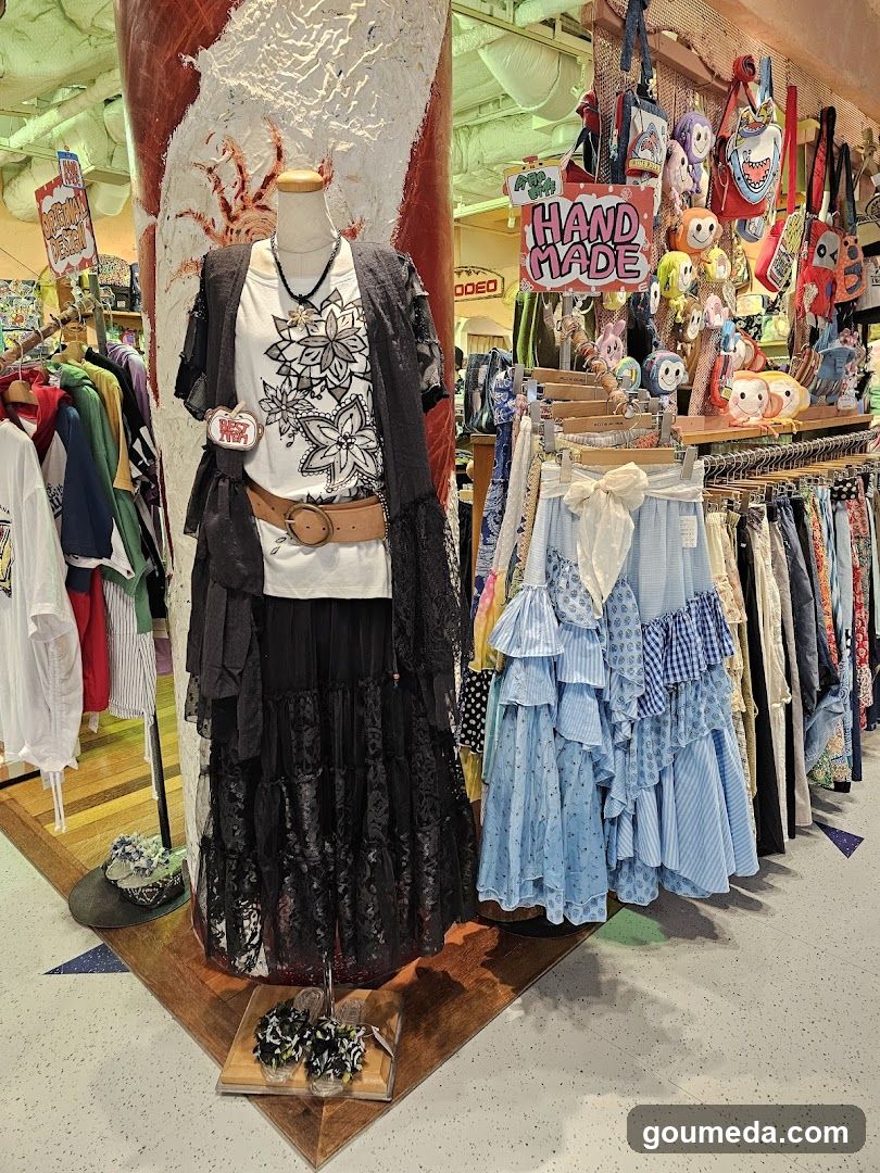 Vintage Clothing Store Interior Display